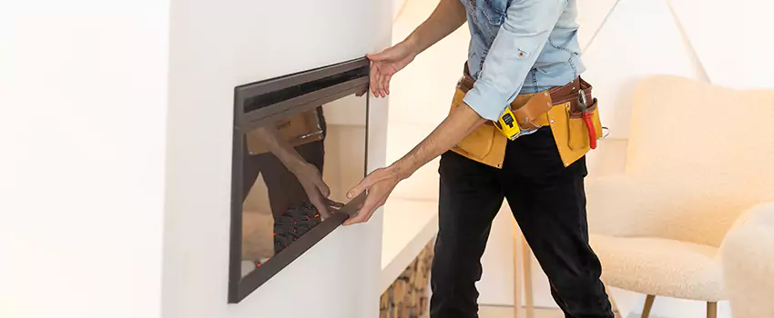 Metal Fireplace Installation in Las Palmas, California