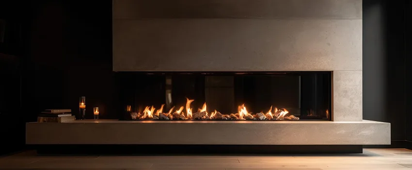 Gas Fireplace Ember Bed Design Services in Las Palmas, California