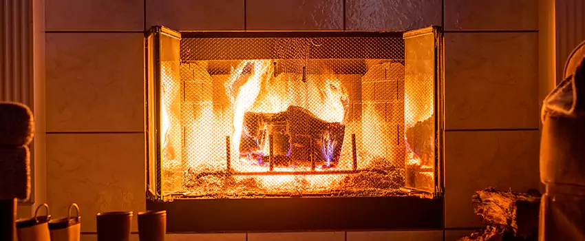 Mendota Hearth Landscape Fireplace Installation in Las Palmas, California
