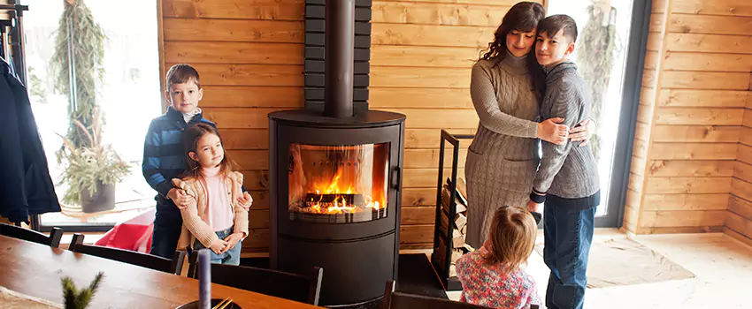 Morso Cast Iron Fireplace Insert Installation in Las Palmas, California