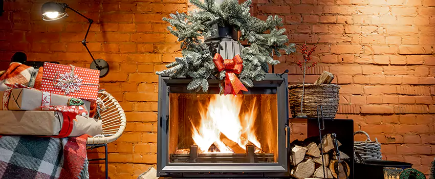 Travis Industries Linear Gas Fireplace Installation in Las Palmas, California