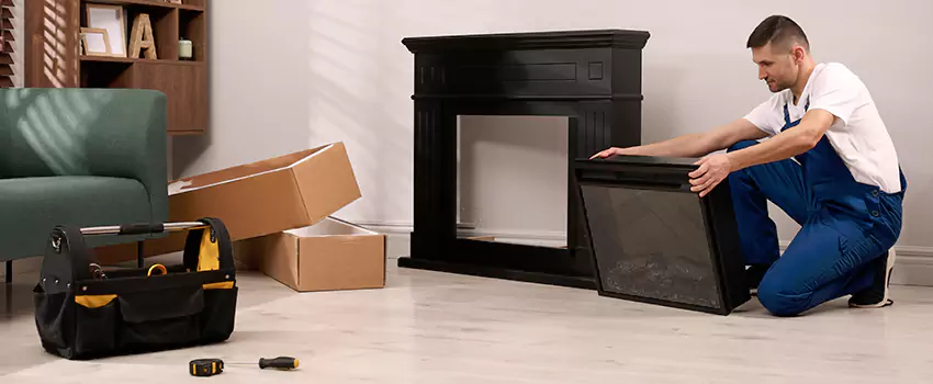 Old Rusted Metal Fireplace Repair And Replacement in Las Palmas, CA