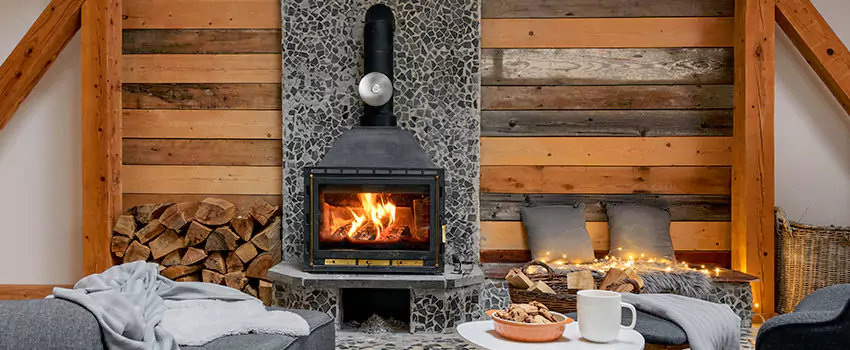 Thelin Hearth Products Direct Vent Gas Stove Fireplace Inspection in Las Palmas, California
